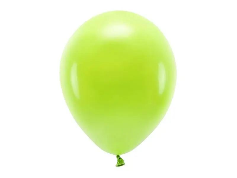 Balony Eco zielone 30cm 10szt - PartyDeco