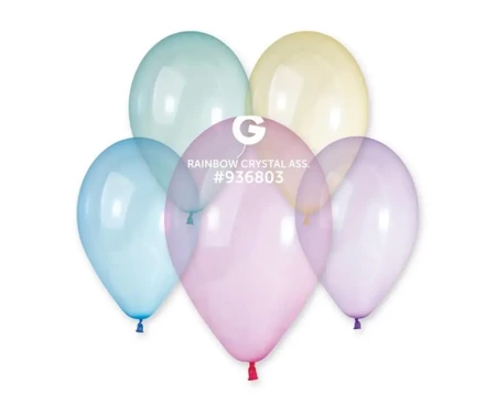 Balony G90 krystaliczne crystal 25cm 100szt - Godan