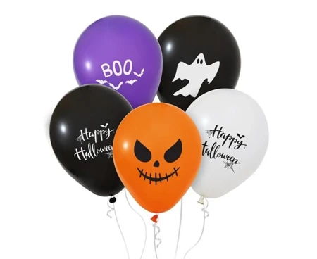 Balony Happy Halloween 5szt - Godan