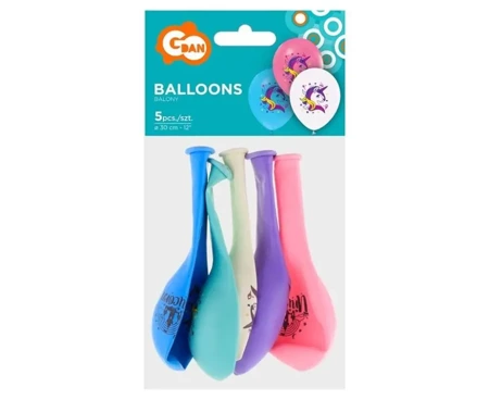 Balony Jednorożce 30cm 5szt - Godan