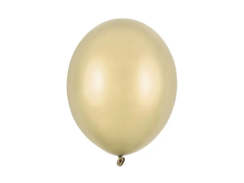 Balony Strong Metallic Cold Gold 30cm 100szt - PartyDeco