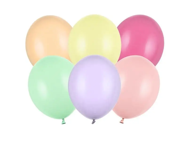 Balony Strong Pastel 27cm 10szt - PartyDeco