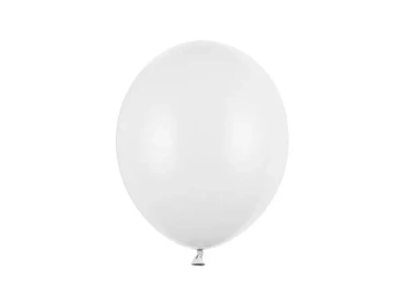 Balony Strong Pastel Pure White 27cm 10szt - PartyDeco