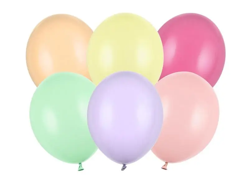 Balony Strong pastelowe 30cm 100szt - PartyDeco