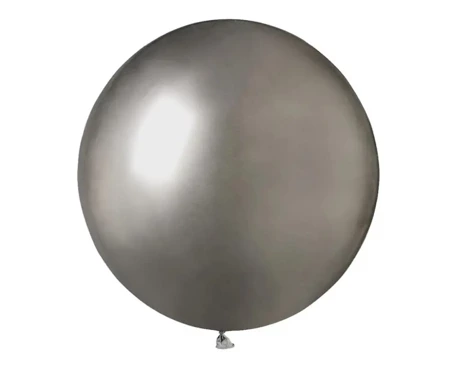 Balony chromowane grafitowe 48cm 25szt - Godan