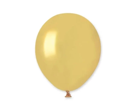 Balony metaliczne złote Dorato 100szt - Godan