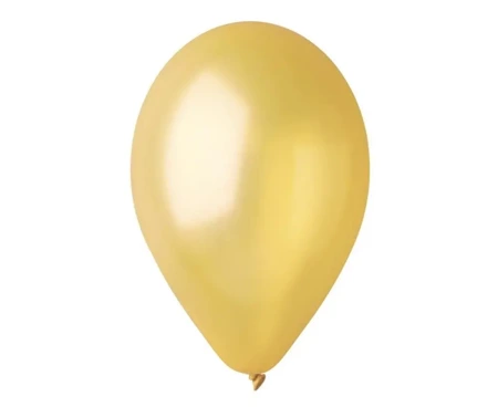 Balony metaliczne złote Dorato 25cm 100 szt. - Godan