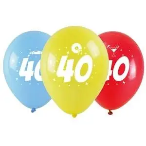 Balony okazjonalne z nadrukiem 40 28cm 3szt - Arpex