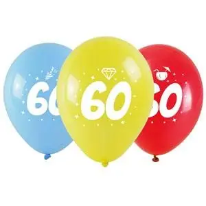 Balony okazjonalne z nadrukiem 60 28cm 3szt - Arpex