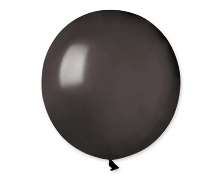 Balony pastel Metallic Black 25szt - Godan