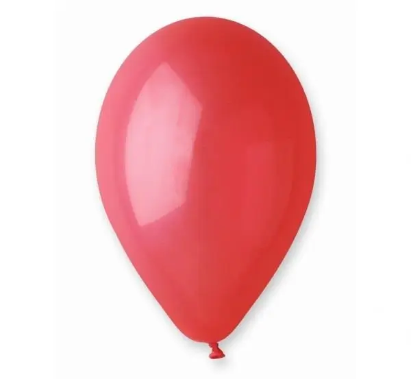 Balony pastelowe czerwone 30cm 100szt - Godan