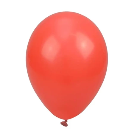 Balony pastelowe jednokolorowe czerwone 24cm 10szt - Arpex