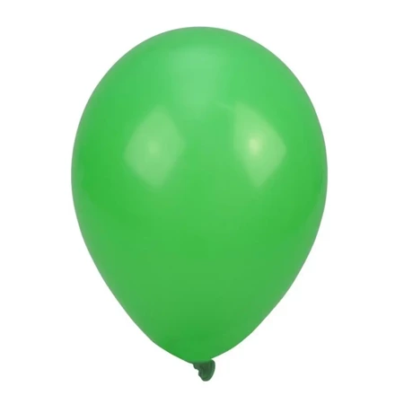 Balony pastelowe jednokolorowe zielone 24cm 10szt - Arpex