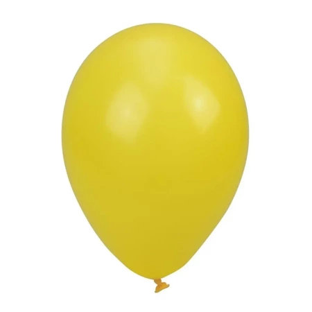 Balony pastelowe jednokolorowe żółte 24cm 10szt - Arpex