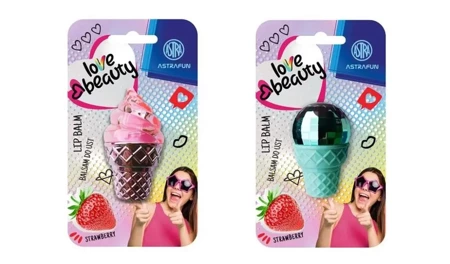 Balsam do ust Ice Cream truskawka mix ASTRAFUN - ASTRA papiernicze