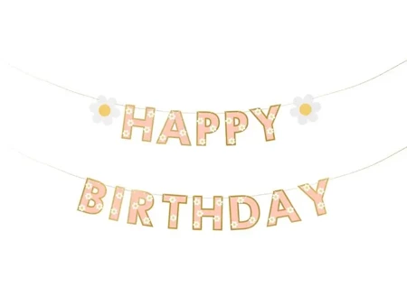 Baner Happy Birthday 200x14.5cm - PartyDeco