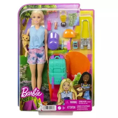 Barbie Malibu na kempingu lalka+akcesoria - Mattel