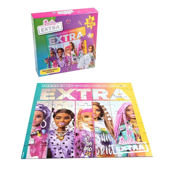 Barbie puzzle holograficzne 56el. - Produkty Licencyjne-różne