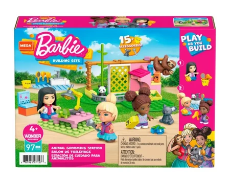 Barbie salon dla zwierząt klocki - Produkty Licencyjne-różne