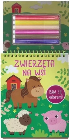 Baw się kolorami! Zwierzęta na wsi - praca zbiorowa