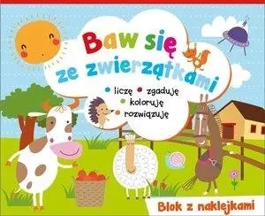 Baw się ze zwierzątkami. Blok do kolorowania - praca zbiorowa