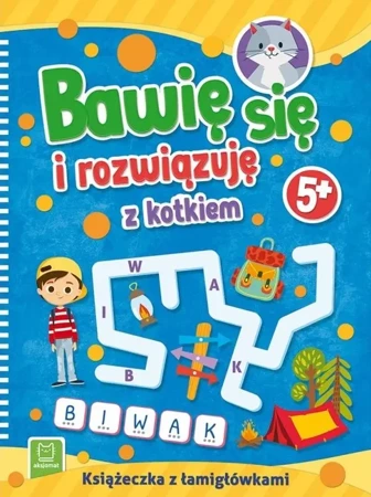 Bawię się i rozwiązuję z kotkiem. 5+ - Sylwia Kajdana