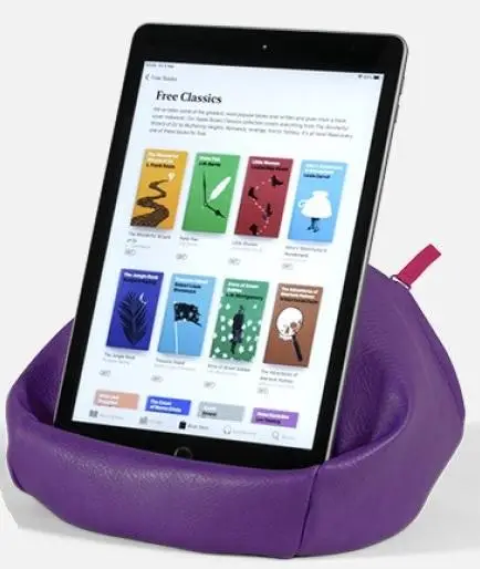 Bean Bag Pufa z kieszonką pod książkę/tablet fiole - IF