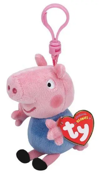 Beanie Babies Świnka Peppa - George brelok - Świnka Peppa