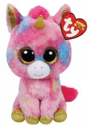 Beanie Boos Fantasia - Kolorowy Jednorożec 16cm - TY