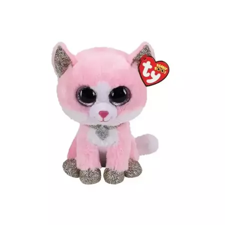 Beanie Boos Fiona - Różowy kot 15cm - TY