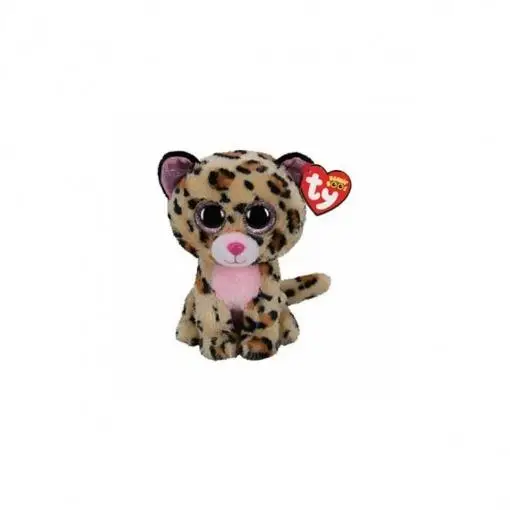 Beanie Boos Livvie - różowy leopard 24 cm - TY