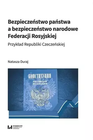 Bezpieczeństwo państwa a bezpieczeństwo narodowe - Natasza Duraj