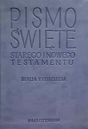 Biblia Tysiąclecia - Travel jasnoniebieska - praca zbiorowa