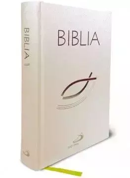 Biblia z rybką biała - praca zbiorowa