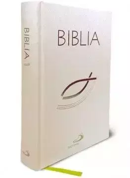 Biblia z rybką - biała z paginatorami TW - praca zbiorowa