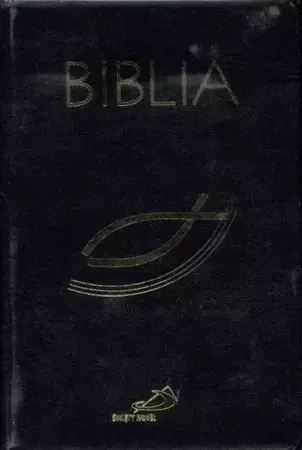 Biblia z rybką z suwakiem czarna - praca zbiorowa