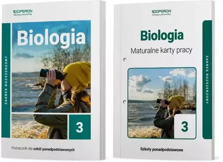 Biologia 3 Podręcznik Maturalne karty pracy Operon - Beata Jakubik, Renata Szymańska