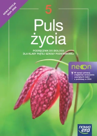 Biologia SP 5 Puls życia neon Podr. - Marian Sęktas, Joanna Stawarz