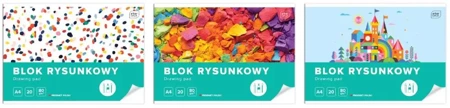 Blok rysunkowy A4 20 k. Interdruk