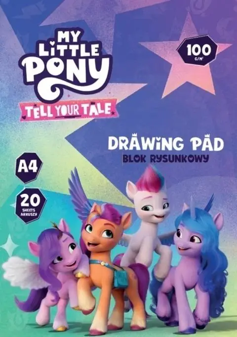 Blok rysunkowy A4/20K My Little Pony (10szt) ASTRA - ASTRA papiernicze