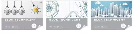 Blok techniczny A3/10K (10szt) - INTERDRUK