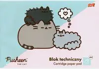 Blok techniczny A4 Pusheen 10 arkuszy 10 sztuk