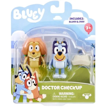 Bluey Figurka Wizyta u lekarza 2szt - TM Toys