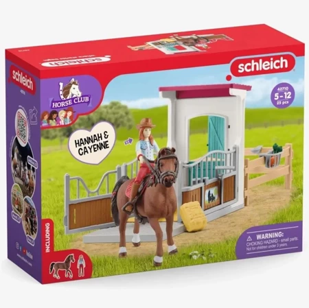 Boks dla konia Hannah & Cayenne - SCHLEICH