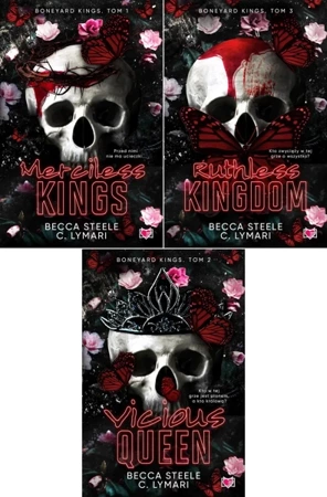 Boneyard Kings Tom 1-3 PAKIET Becca Steele Merciless+ Vicious + Ruthless - Becca Steele