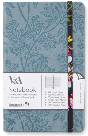 Bookaroo Notatnik Journal A5 Kilburn Black Floral - IF