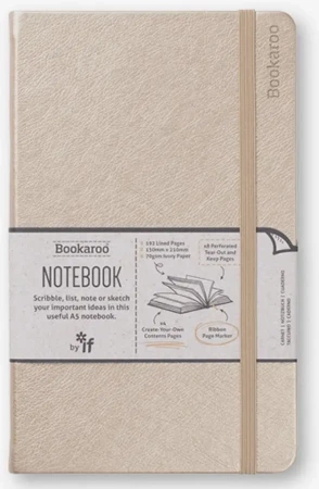 Bookaroo Notatnik Journal A5 - Złoty - IF