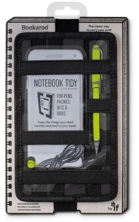 Bookaroo Notebook tidy - organizer na notes czarny - IF