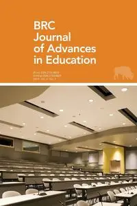 Brc Journal of Advances in Education Volume 2, Number 1 - Richardson Paul