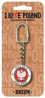 Brelok I love Poland Polska ILP-BRE-C-PL-03 - Pan Dragon